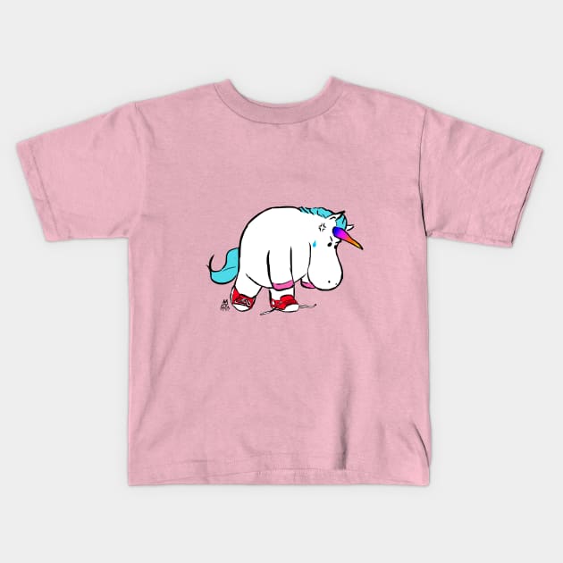 Marshmallow's Struggle Kids T-Shirt by TheHenHouse